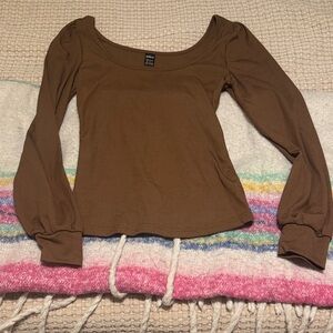 Brown Women's Top